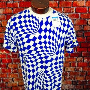 Nike Blue White Chelsea Soccer Club Tshirt Mens  M New